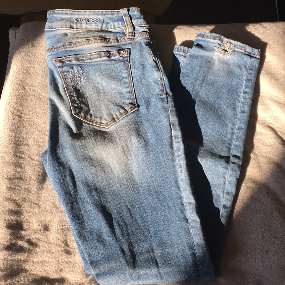 Light blue jeans